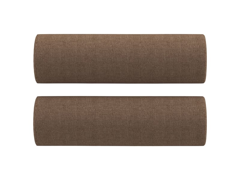  Canapé droit, sofa, canapé 3 places avec oreillers décoratifs marron 180 cm tissu cf20131  - Conforama E