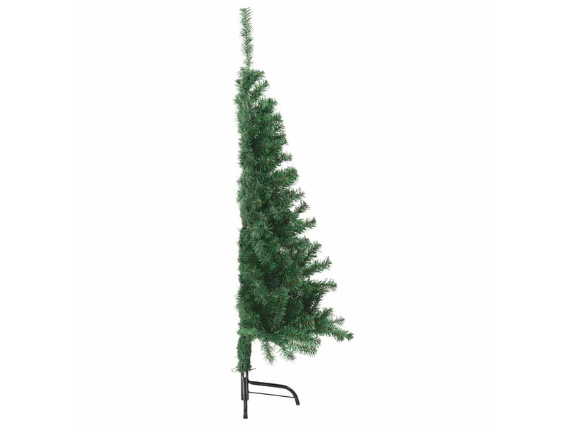  Sapin de noël - arbre de noël artificiel moitié avec support vert 120 cm pvc  - Conforama E