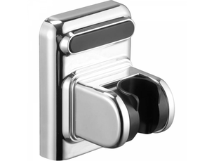 Support pommeau de douche argent support de pommeau de douche, support de pommeau de douche réglable rotation à ventouse solide
