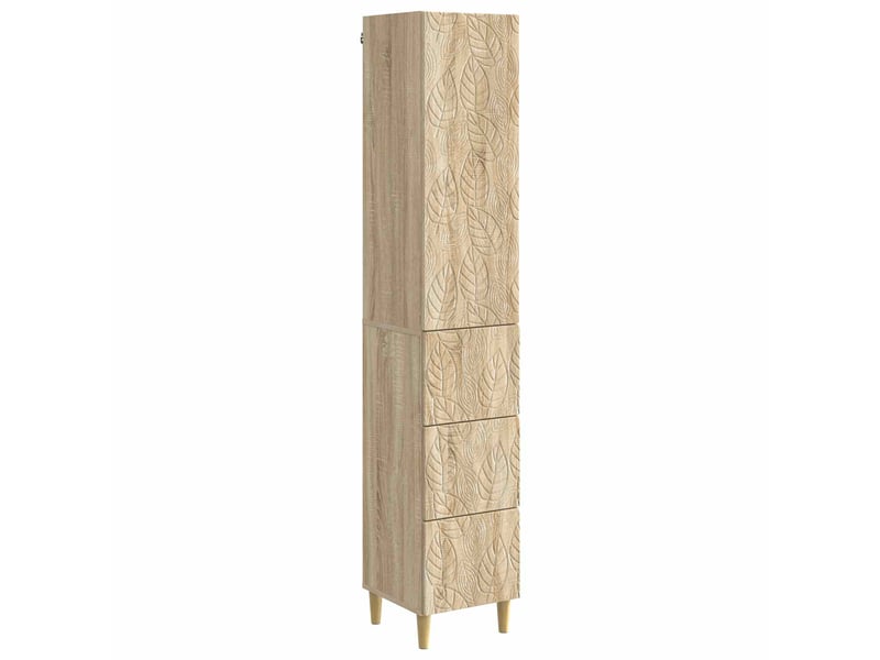  Ensemble de meubles 2 pcs, rangement de salon 33 x 34,5 x 90 cm bois d'ingénierie shl4243  - Conforama A