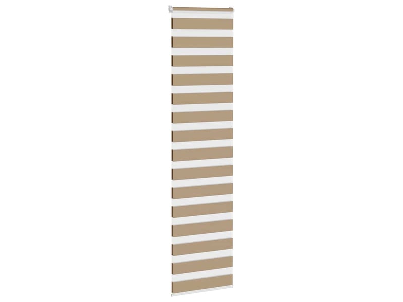  Store zèbre, store de fenêtre marron sable largeur du tissu 60,9 cm polyester cf48821  - Conforama C