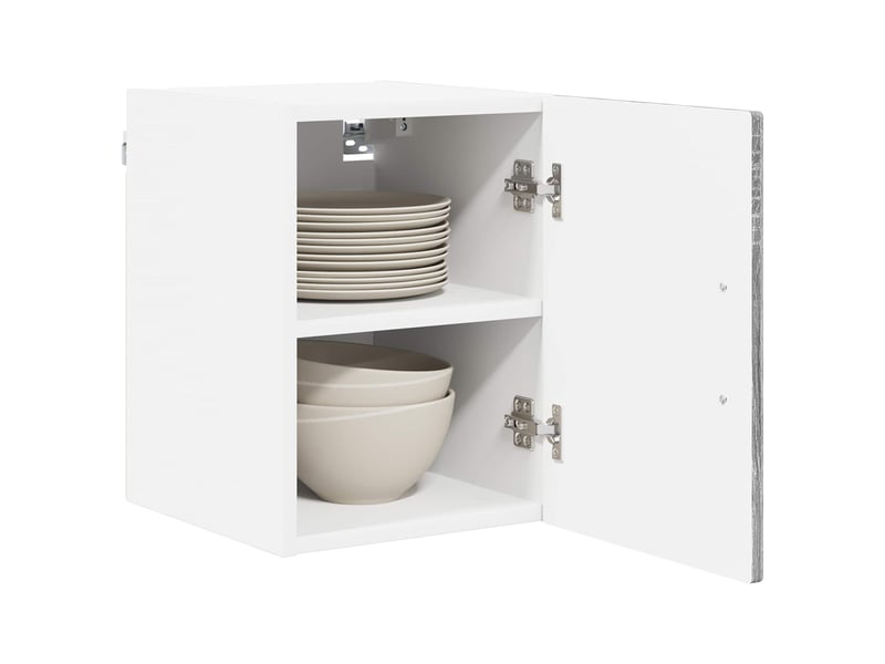  Meuble mural de cuisine, armoire de cuisine gris sonoma 30x31x40cm  - Conforama C