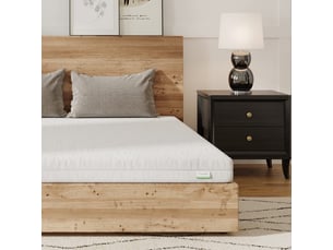 Matelas 140x200 cm <strong></strong>  <strong></strong> Mousse + mémoire de forme soutien Medium épaisseur 14 cm