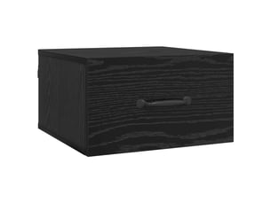 Table de chevet - cabinet de chevet - table de nuit chêne noir 35 x 35 x 20 cm bois d'ingénierie