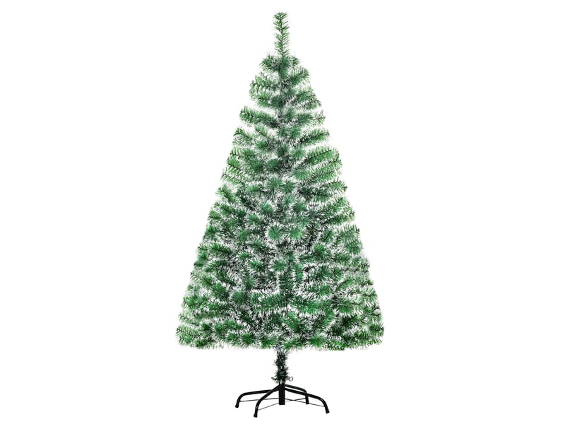  Arbre de noël artificiel scène de neige  75 x 150h cm 416 réplique d'une d'épine branche nordmann grand réalisme  - Conforama B