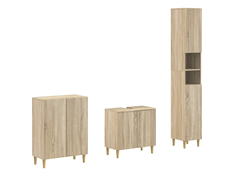  Ensemble de meuble de salle de bain 3 pièces arnhem cf63306  - Conforama A