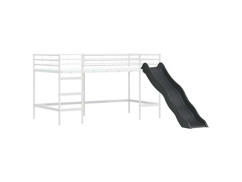  Cadre de lit superposé pour enfants - lit jeune blanc et rose 90 x 200 cm  - Conforama E