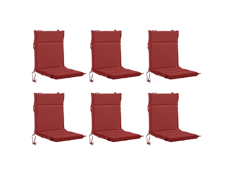  Lot de 6 coussins de chaise à dossier haut gemert cf59368  - Conforama A