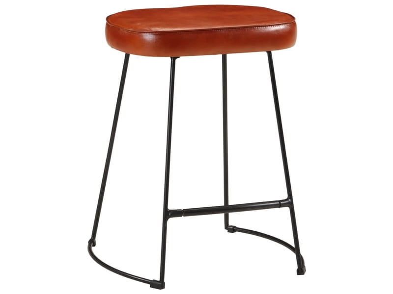  Lot de 2 tabouret de bar, chaise de bar marron foncé 40x29,5x53 cm  - Conforama A