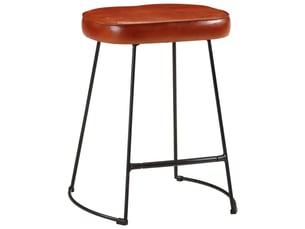 Lot de 2 tabouret de bar, chaise de bar marron foncé 40x29,5x53 cm