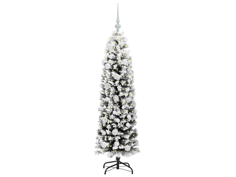  Sapin de noël artificiel, arbre de noël vert 150 cm pvc et acier et plastique shl1743  - Conforama C