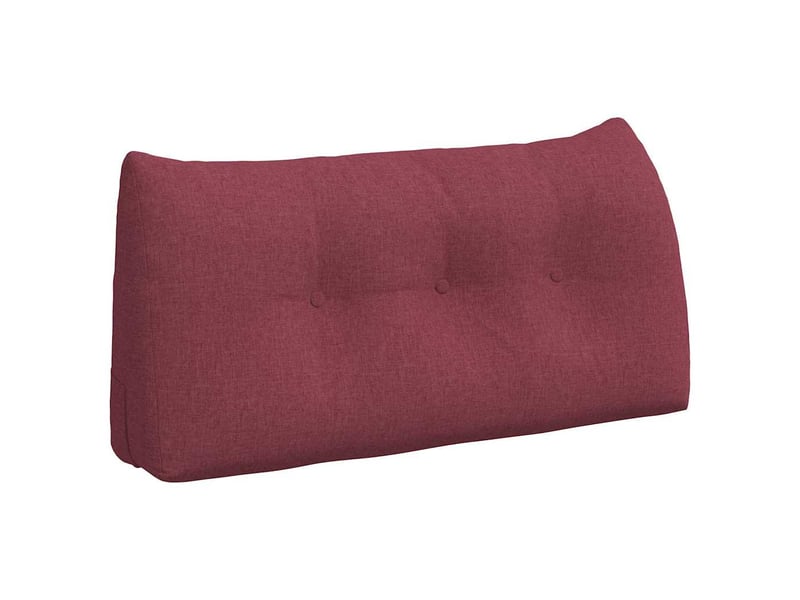 Coussin de dos, coussin de dossier bordeaux 100 x 24 x 50 cm tissu cf54575 - Conforama A