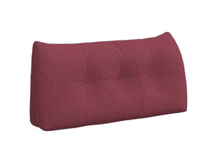 Coussin de dos, coussin de dossier bordeaux 100 x 24 x 50 cm tissu cf54575