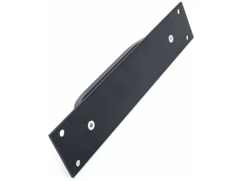  Lot de 2 poignées de porte coulissante en alliage d'aluminium pour porte coupe-feu, poignées de porte de placard, 20 cm x 4 cm, couleur noire  - Conforama D