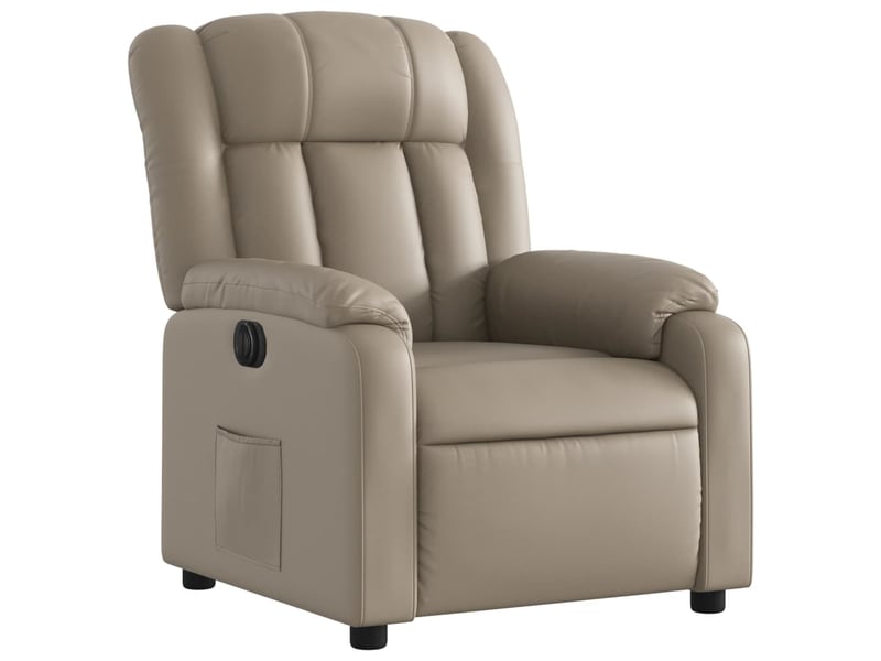  Fauteuil inclinable électrique, fauteuil relax salon cappuccino similicuir shl68489  - Conforama D