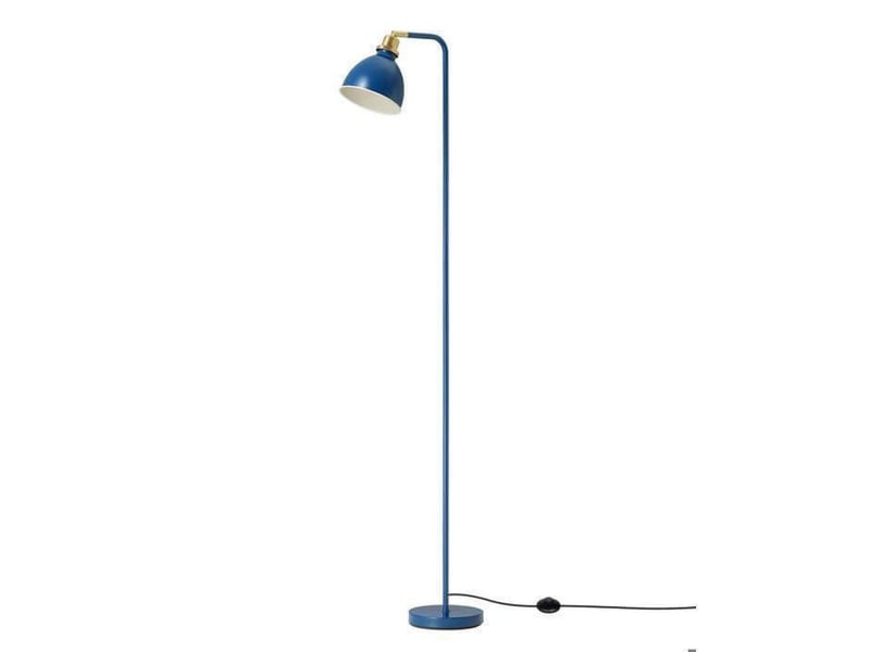  Lampe sur pied industrielle 155 cm tete orientable bleu marine e27 led 2700k 370618_AADDE38148_6_DROPFR - Conforama A