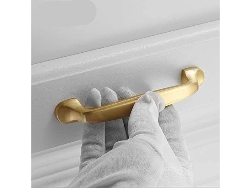  Poignées de placard doré 96mm – lot de 10  - Conforama E