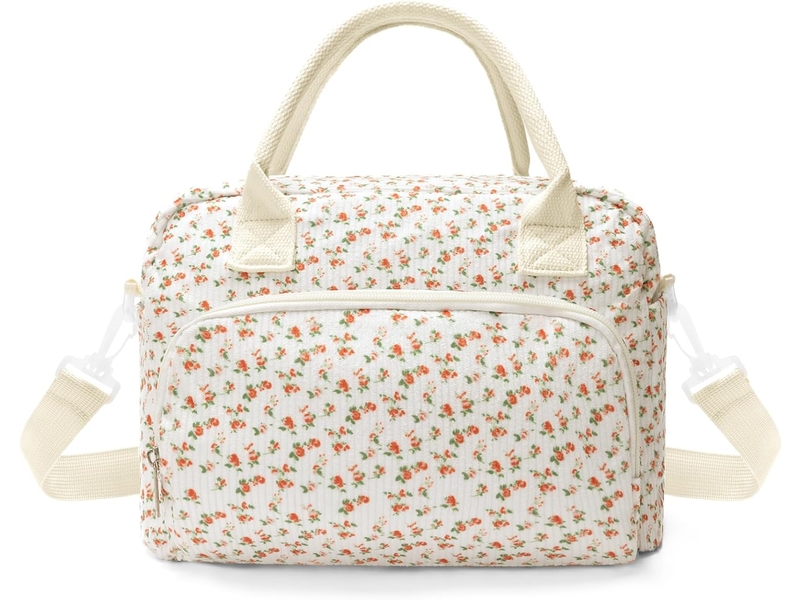  Sac isotherme repas femmes, 12l grande lunch box isotherme, sac réutilisable imperméable avec bandeoulière pour filles et adultes, pour étudian  - Conforama A