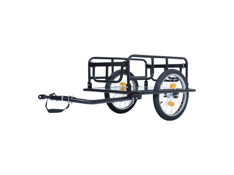  Remorque cargo pour vélo, charge 50 kg, roues 16 pouces, attelage universel  - Conforama A