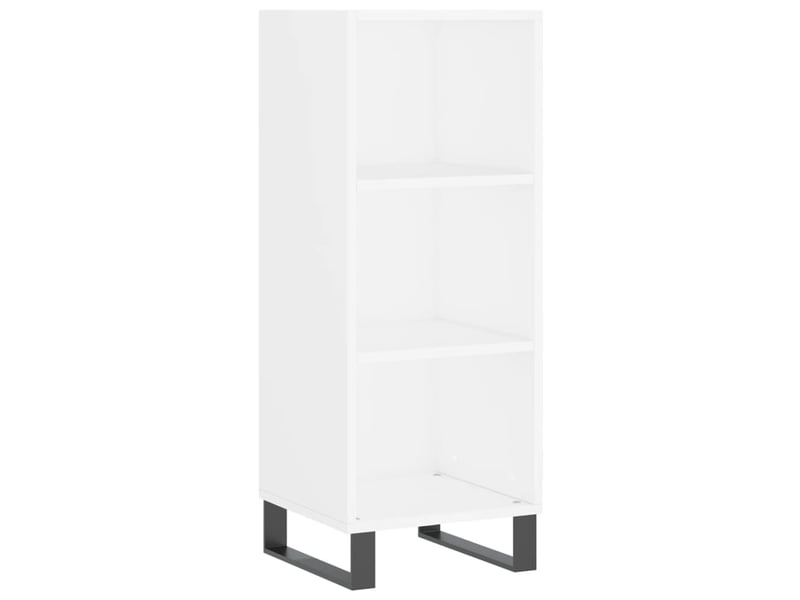  Buffet - bahut - meuble de rangement blanc 34,5x32,5x90 cm bois d'ingénierie  - Conforama A