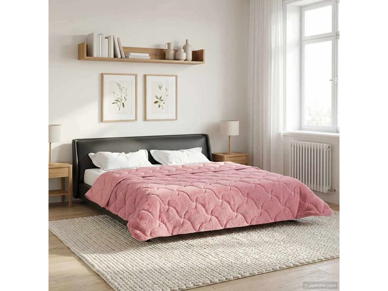  Duvet d'hiver - couette 220 x 260 cm hiver - couette rose respirant  - Conforama B