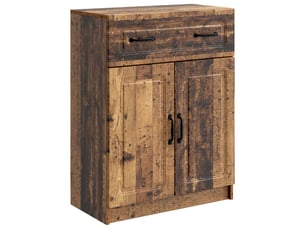 Buffet - bahut - meuble de rangement bois ancien 66 x 34,5 x 87 cm bois d'ingénierie