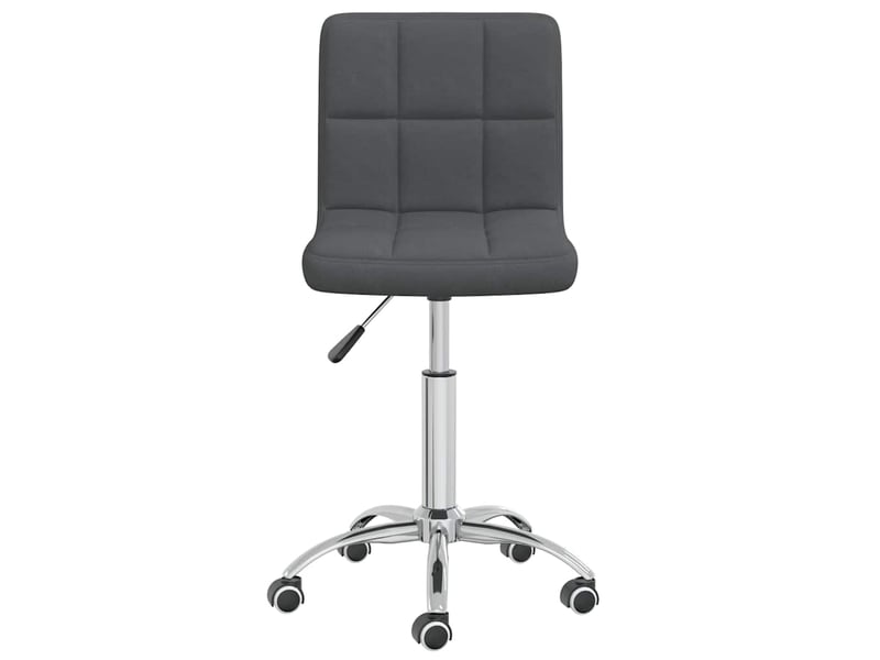 Chaise de salle à manger, chaise pivotante gris foncé tissu cf28723  - Conforama D