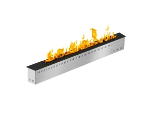 Slim 100 - brûleur à bioéthanol intégré automatique 90,8 x 16,8 x 12,8 cm 5,5 l application intelligente en acier
