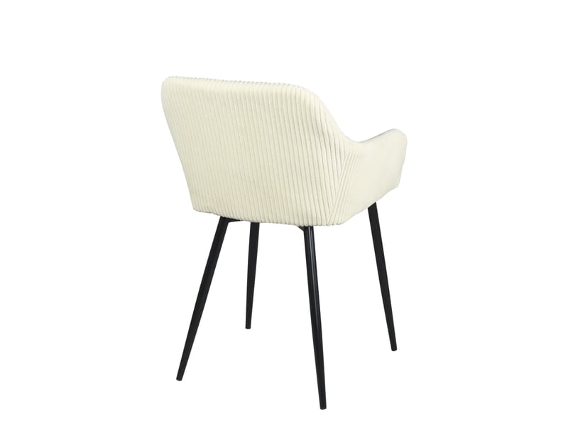  Petit fauteuil miro en velours côtelé beige 753-MIRO-BEIGE - Conforama R