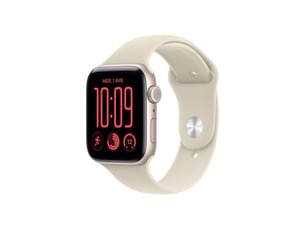 Montre connectee gps 44 mm aluminium starlight sport band sand sm l s10