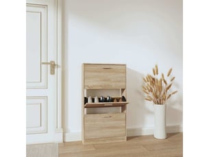 Meuble à chaussures 3 paire(s)  <strong></strong>  <strong></strong> coloris bois clair