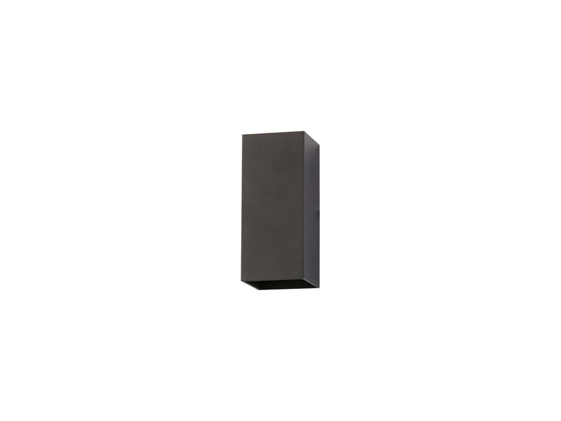  Searchlight don applique murale carrée à éclairage haut et bas, noire, 2 x gu10  - Conforama D