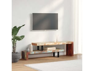 Meuble tv coloris marron 117 cm <strong></strong>  <strong></strong>