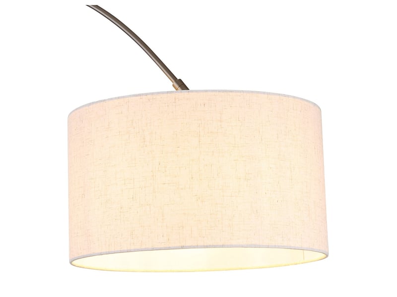  Globo thea lampadaire arqué gris anthracite mat e27  - Conforama D