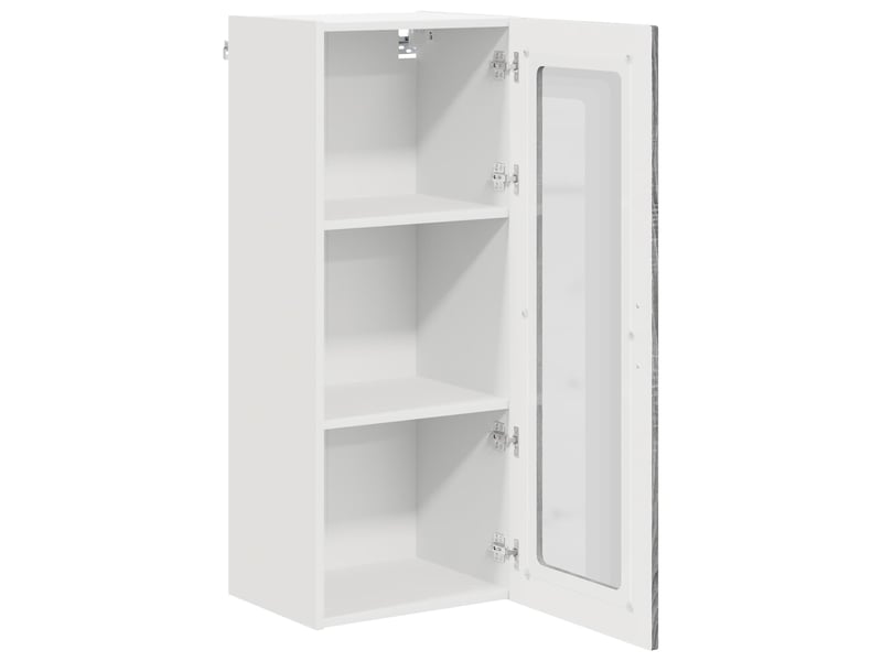  Meuble mural de cuisine | armoire de cuisine gris sonoma 40x31x100cm shl3465  - Conforama D