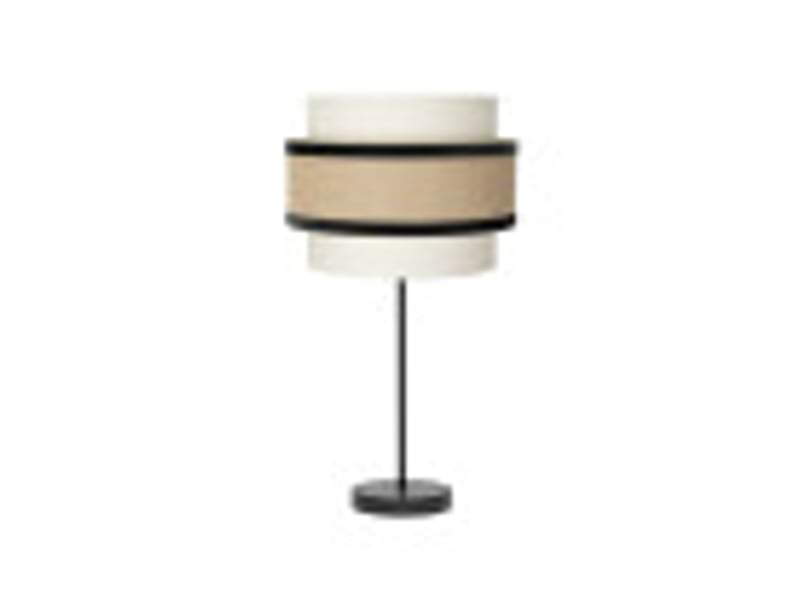 Lampe à poser fabrilamp cornalina beigenoir 1 x e27 64 x 30 x 30 cm 246971109 - Conforama B