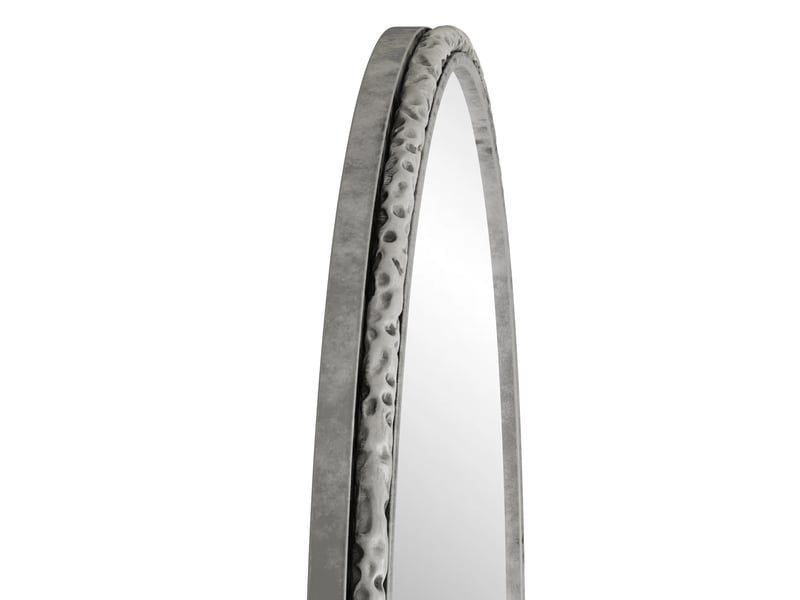  Miroir mural forme arche en verre et fer argenté 61 x 91 cm W2552P246664 - Conforama D