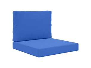 Coussin de canapé d'extérieur, coussin de chaise polyester bleu royal 60 x 60 cm cf54035