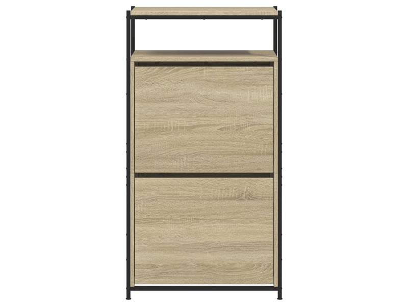  Meuble à chaussures, armoire à chaussures chêne sonoma na  - Conforama E