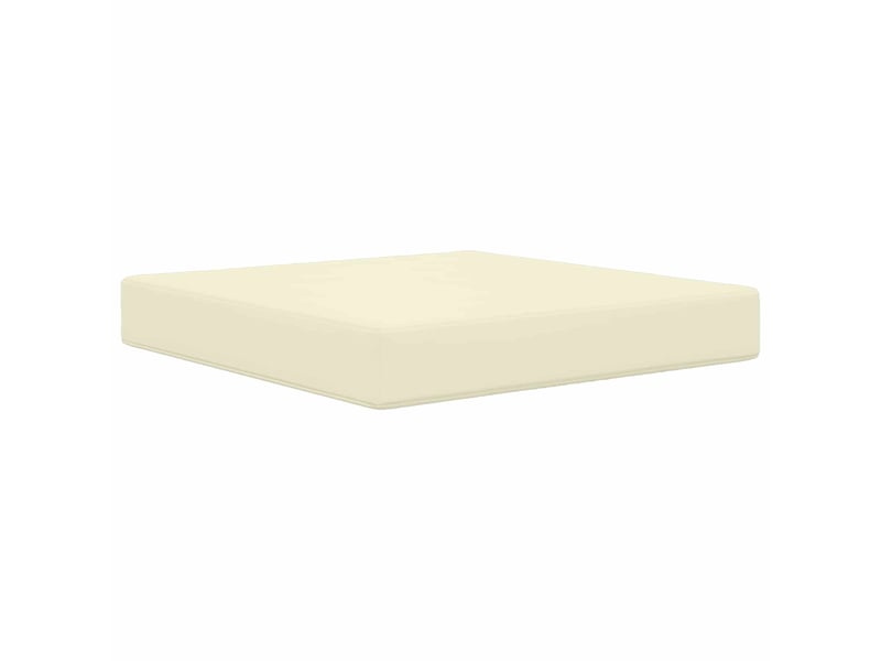 Coussin de canapé d'extérieur, coussin de chaise polyester crème 60 x 60 cm cf54073 - Conforama D