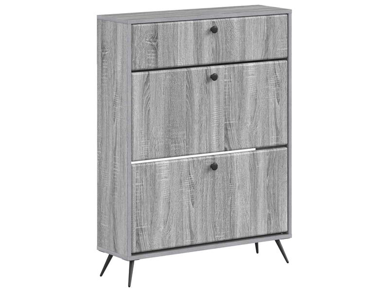  Meuble à chaussures, armoire à chaussures breda 78x24x103 cm bois d'ingénierie shl5692  - Conforama A