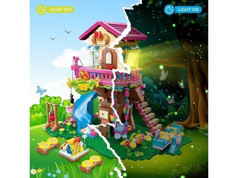  Jeu de construction robot 25 en 1 577 pieces avec lumiere led  - Conforama E