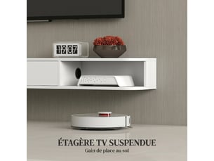 Meuble tv coloris blanc    