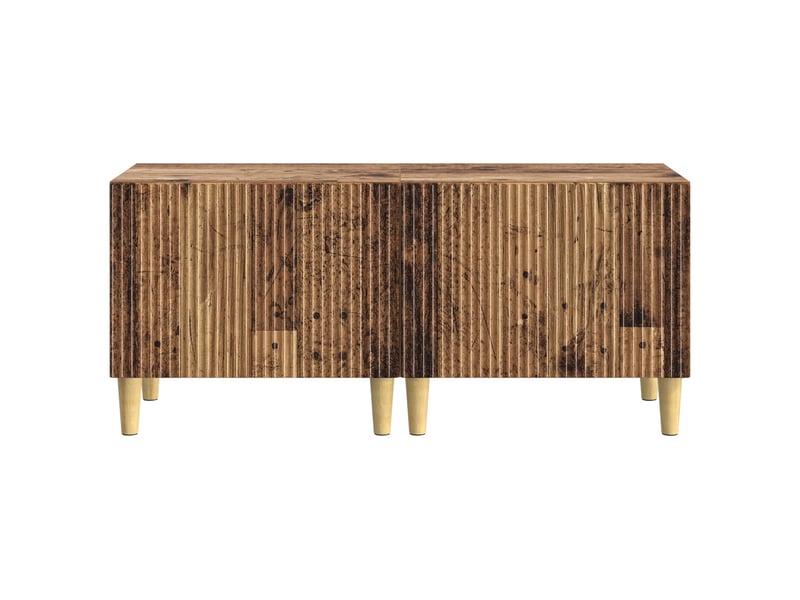  Meuble tv - banc tv - meuble de rangement bois ancien bois d'ingénierie  - Conforama E