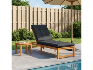 Coussin de transat, coussin pour bain de soleil gemert 100 % polyester bleu foncé cf56125