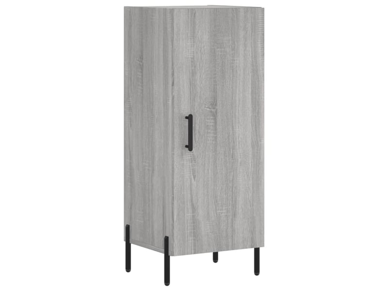  Buffet haut - bahut - meuble de rangement sonoma gris 34,5x34x180 cm bois d'ingénierie  - Conforama E