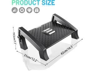 Pouf / repose pied VICMHUANG  noir
