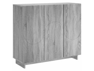 Buffet - bahut - meuble de rangement sonoma gris 85,5 x 31 x 75 cm bois d'ingénierie