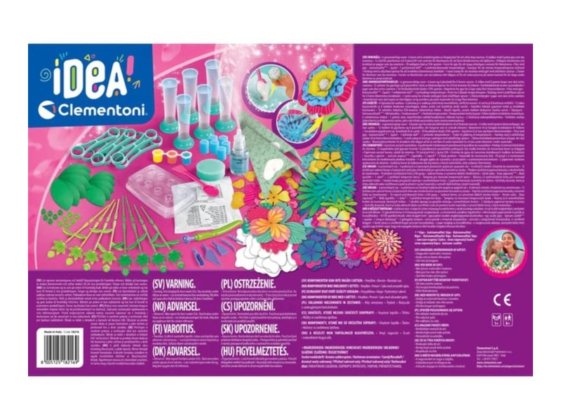  Coffret créatif clementoni 18216 idea art - laboratoire de fleurs 8005125182169 - Conforama B
