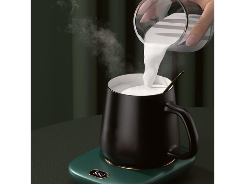  Chauffe-tasse usb cup warmer, warm it up, trois réglages de température, idéal pour garder au chaud tasses et verres à fond plat, entrée usb Use as directed - Conforama C